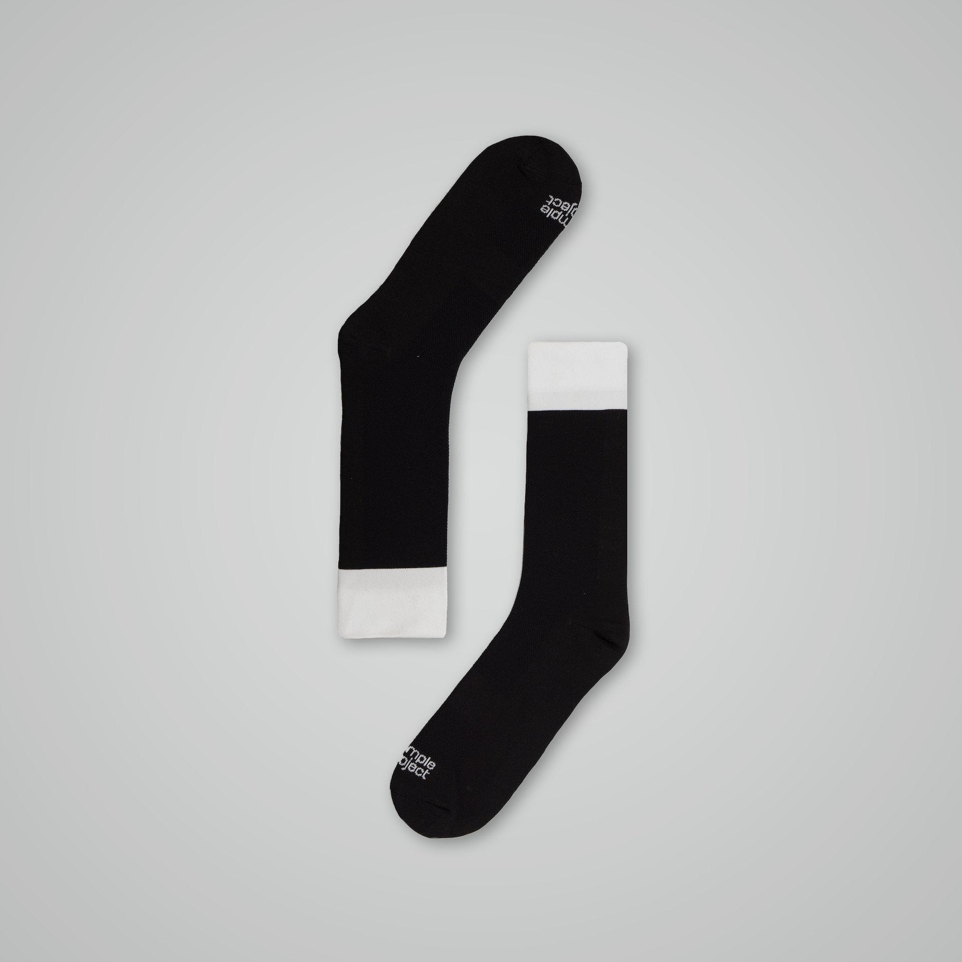 TwoTone Socks - White and black